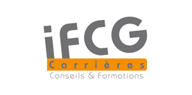 iFCG Carrières : Votre Expert en Conseils et Formations Logo iFCG Carrières, Conseils & Formations en gris et orange pour l'accompagnement et le développement professionnel.